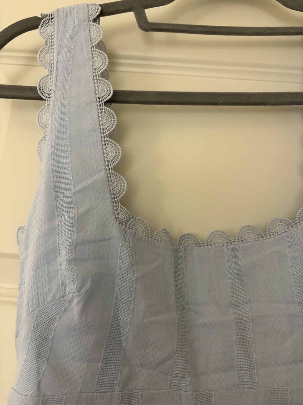 Showpo Blue Scallop Maxi Dress - Picture 5 of 6